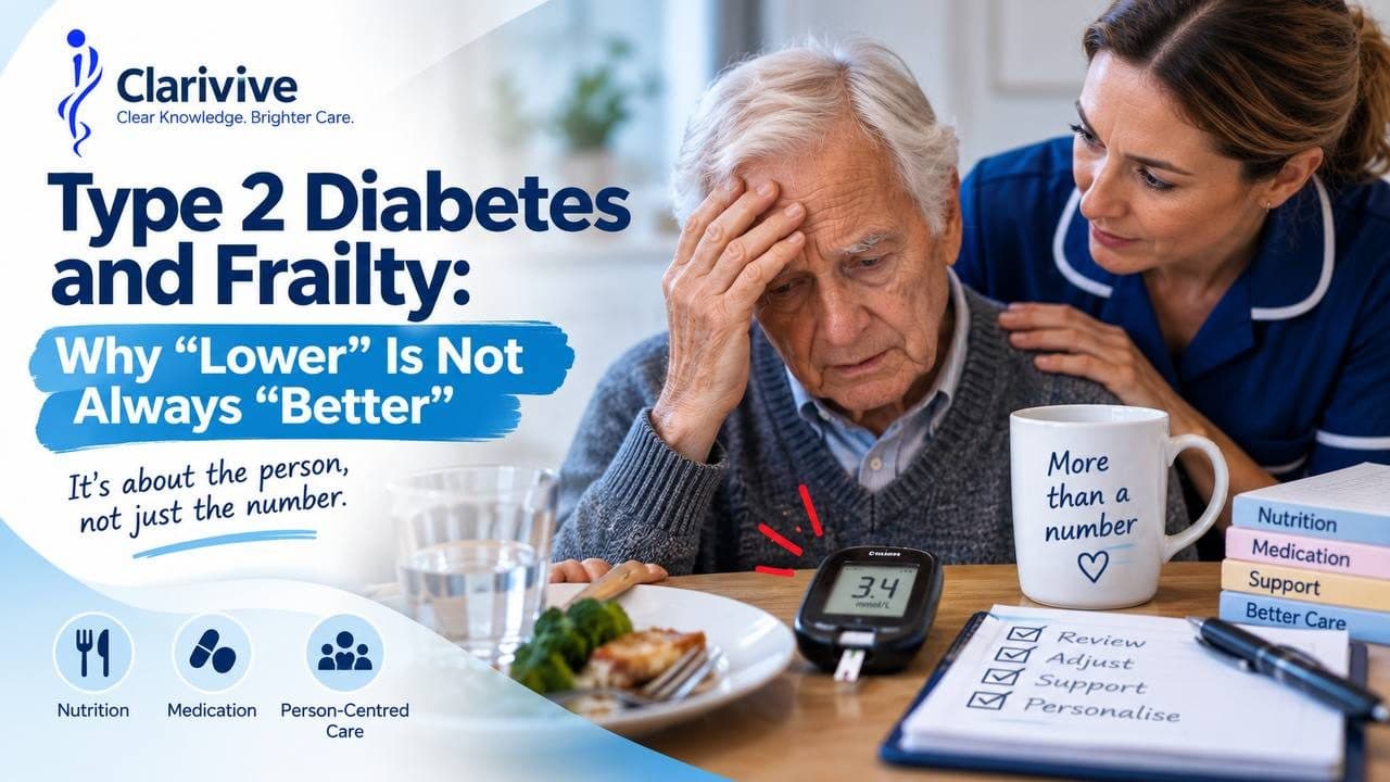 Type 2 Diabetes and Frailty: Why “Lower” Is Not Always “Better”